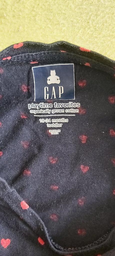 Tričko srdiečka gap 86, gap,86