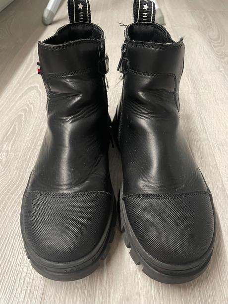 Kozene cizmy, tommy hilfiger,23