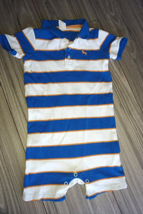 Letný overal- krátky rukav v.92, h&m,92