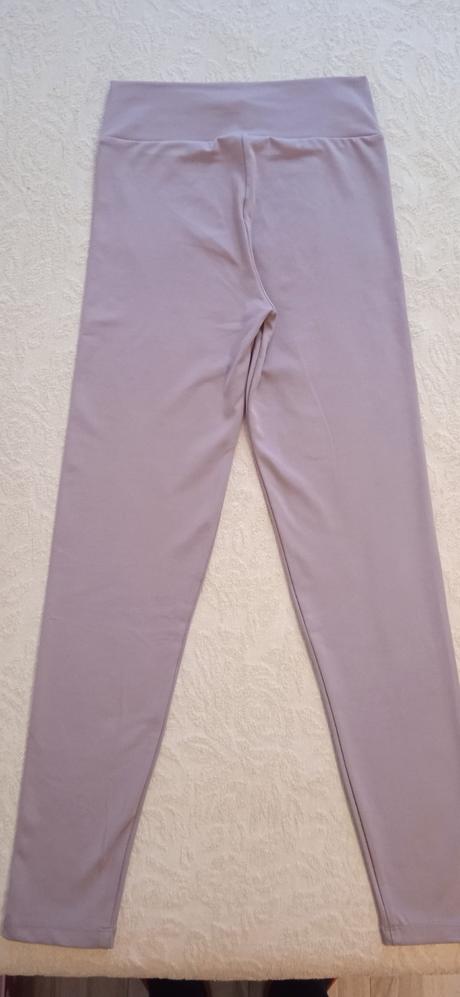 Legíny elastické, veľ. 164, béžovo-sivá, 164