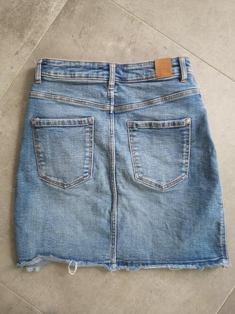 Mini sukňa riflová, zara,xs