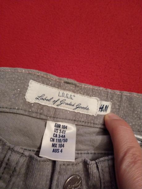 Nohavice, h&m,104