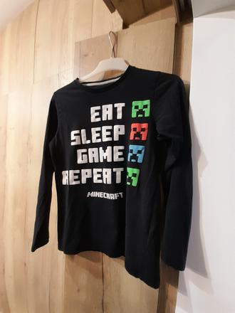 Pyžamový top vrch 146/152 minecraft, 146