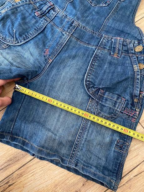 Riflové kratasy, denim,42