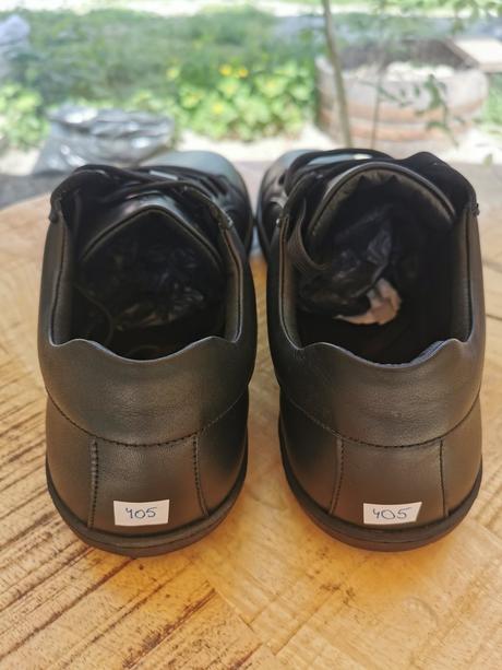 Shapen barefoot tenisky feelin uni black leather, 46