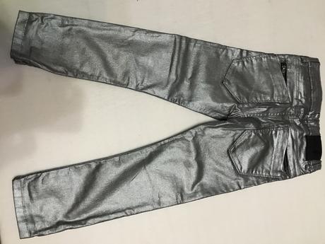 Sive leskle nohavice, h&m,116