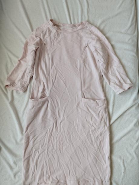 Šaty na dojčenie s vreckami, s