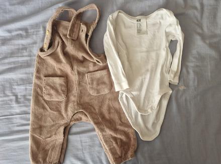 Komplet nohavice a body 62, 68