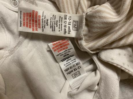 2x pyžamko overal, f&f,86