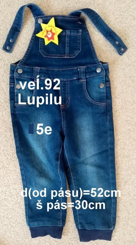 Chlapčenské nohavice s trakmi, veĺ.92, zn. lupilu, lupilu,92