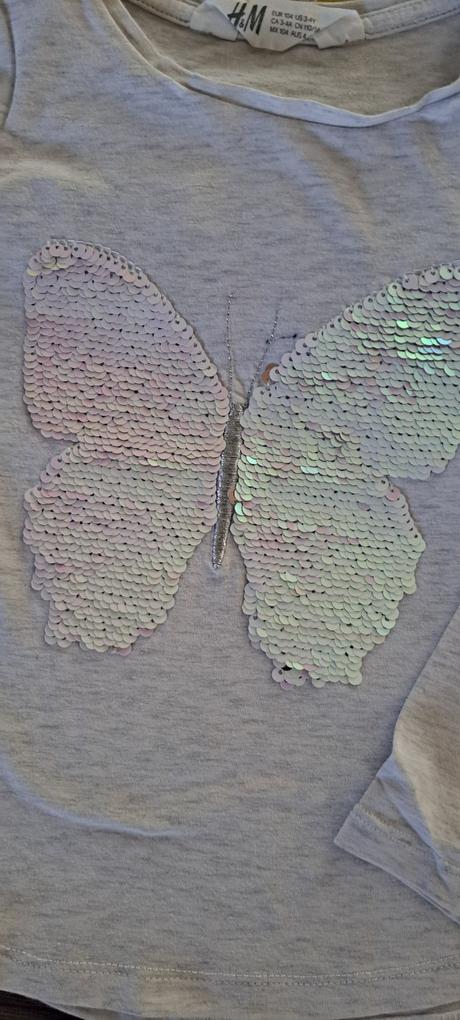 3x tričko, h&m,104