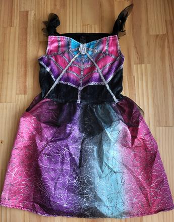 Karnevalové šaty spider na 5-6 rokov, 