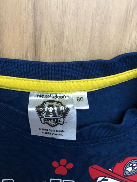 Tričko paw patrol, nickelodeon,80