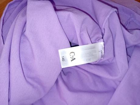 Fialková suknička s vyšívaním, c&a,140