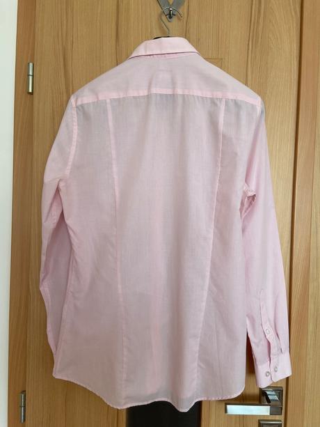 Pánska ružová košeľa, h&m,s