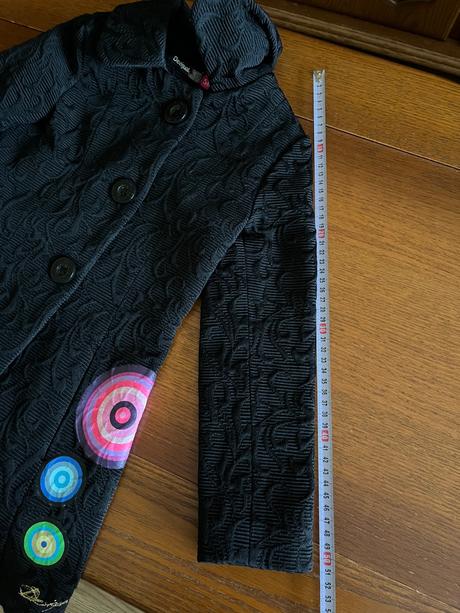 Luxusný kabátik desigual s mandalami 5/6 rokov, desigual,116