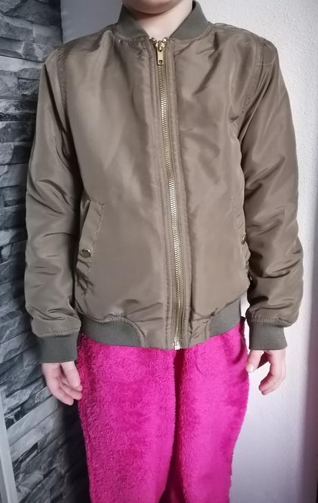 Dievčenská bombera - 128 h&m, h&m,128