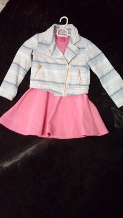 Šaty+bike bunda, 104–116