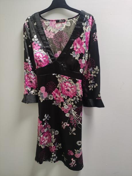 Saténové šaty jane norman, m