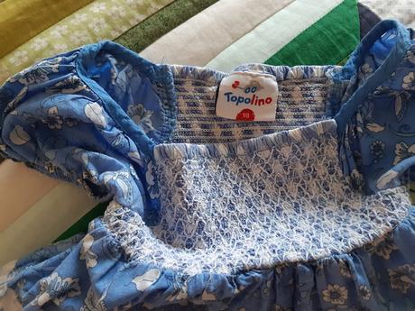 Bavlnene volanove saty, topolino,98