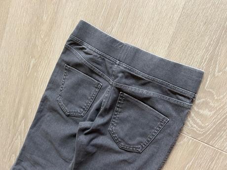 Nové džínsové zvonové nohavice sivé h&m (veľ.152), h&m,152