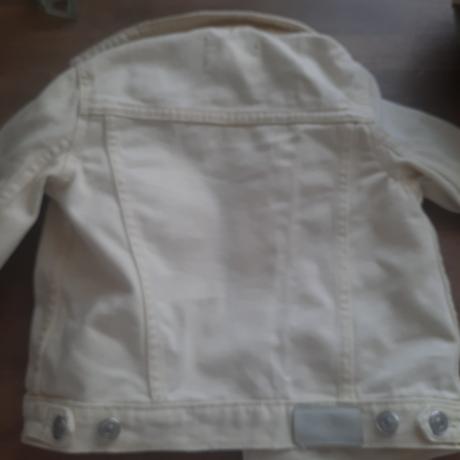 Zara rifľová bunda bledožltá, zara,116