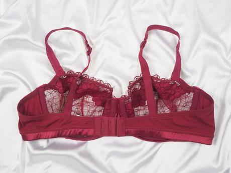 Kvalitná bordová podprsenka, 95c