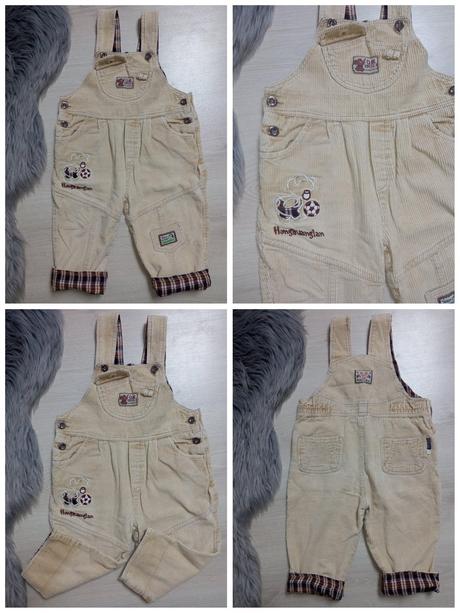 Chlapčenské menčestrové nohavice na traky (92), 92