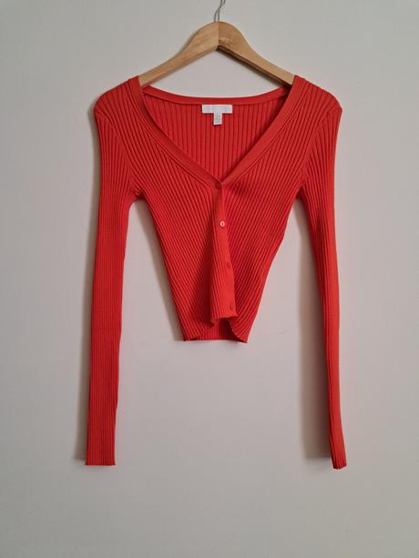 Oranžový sveter, h&m,xs