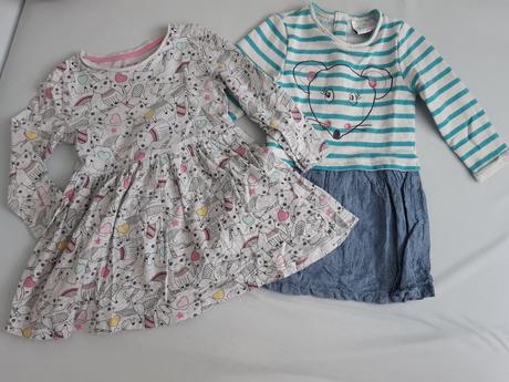 Šaty 92-98  2kusy, f&f,92