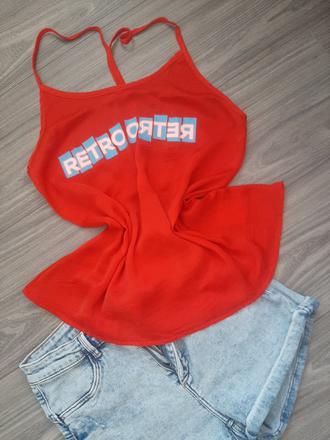 Retro top, xs