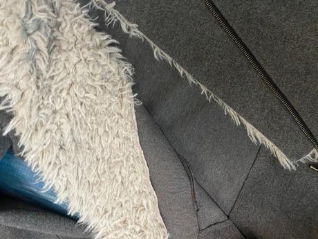 Afunguard kabátik / bunda/ sako , sivý z filcu, l