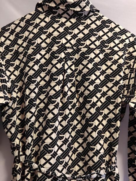 Gant originál monogram luxusné košeľové šaty, gant,s