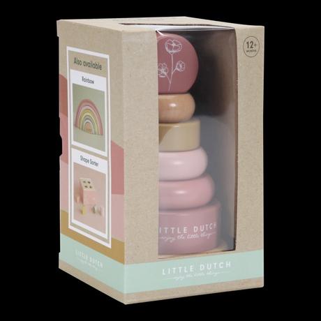 Little dutch nasadzovacie krúžky pink flowers 7012, 