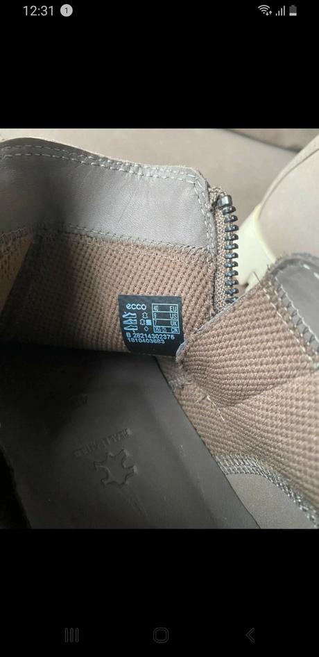 Celokožene kvalitné ecco členkové topánky, ecco,40