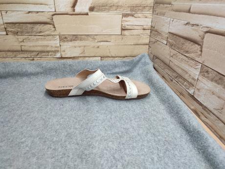 Geox 37 - kožené dámske šľapky, geox,37