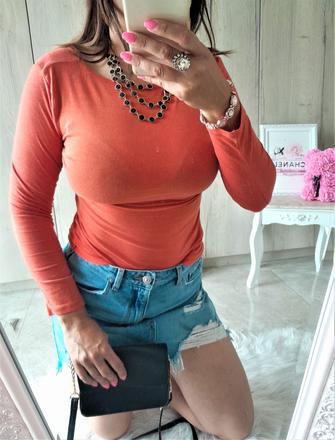 Tehlové tričko-m, m