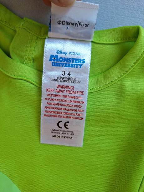 Príšerka mike wazowski kostým veľ. 98/104,