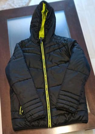 Zimná čierna vetrovka s kapucov  chapter young vel, chapter young,170