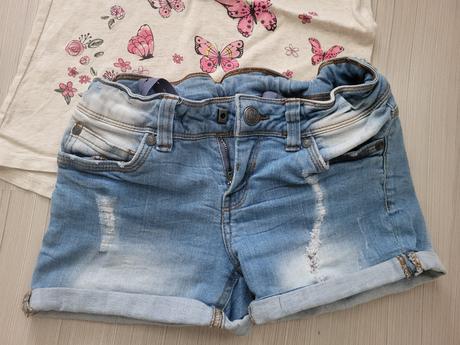 Riflove kraťase + tričko, 134