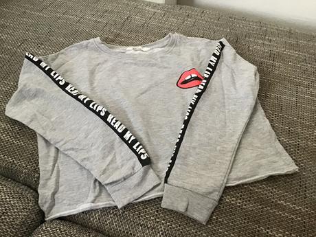 Krátka mikina, h&m,158