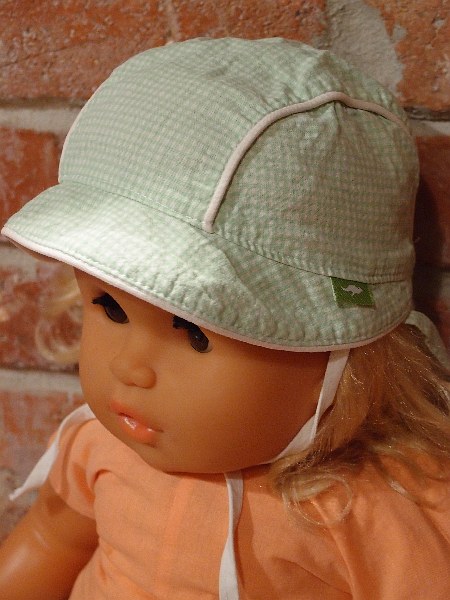 Letná čiapočka so šnúrkami a ochranou krku, rada,62