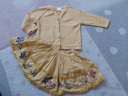 Suknicka next horčicova veľ., next,74