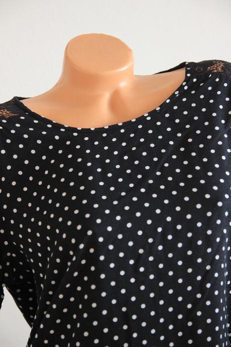 Viskózová blúzka s čipkou, m/l, m