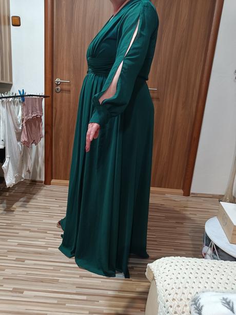 Krásne zelené šaty veľkosť 46, 46