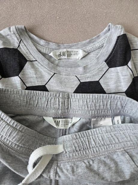 Futbalové tričko a kraťasy 122/128, h&m,122