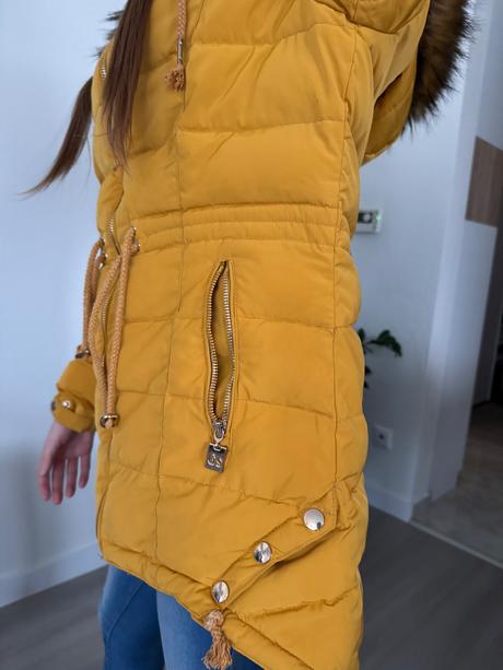 Dlhá zimná bunda, new yorker,xs