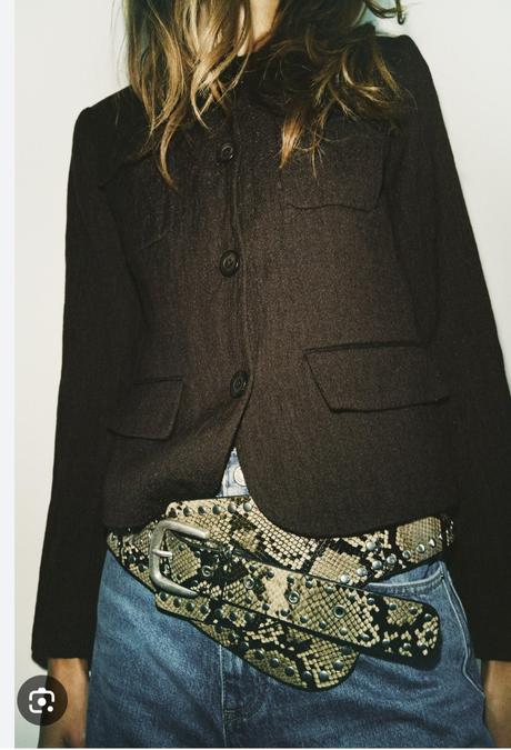 Bunda zara s visackou, zara,l