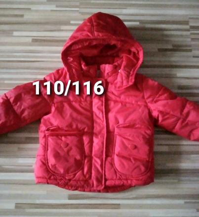 Velmi teplucku vetrovku 110/116, h&m,116