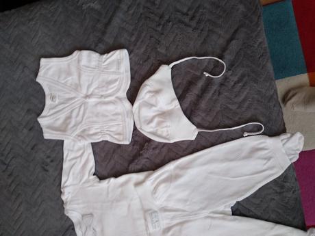 Set oblecenia + zavinovačka na krst pre chlapca, 68–80